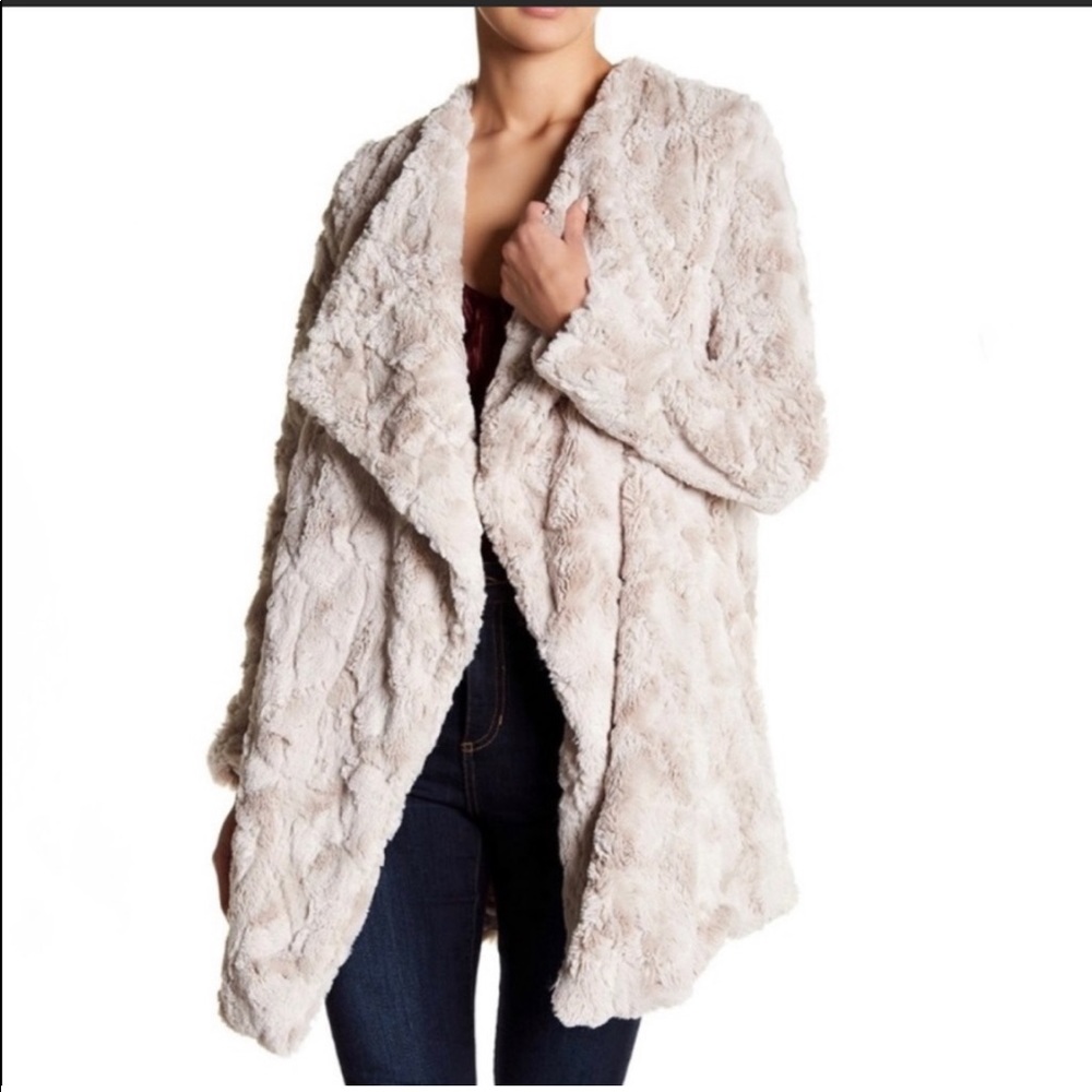 2/$40 Jack by BB Dakota Fur Waterfall Jacket